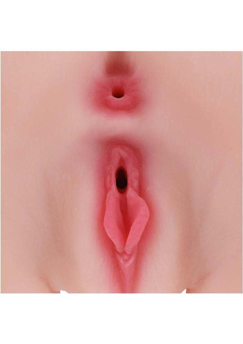 Xkin Mia Hart Dual Entry Bodyforms Masturbator - Pussy/Ass - Vanilla