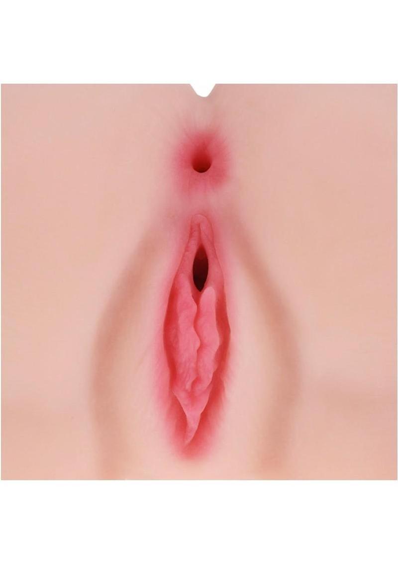Xkin Rina Brooks Dual Entry Bodyforms Masturbator - Pussy/Ass - Vanilla