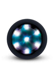 B-Vibe Light-Up Rechargeable Silicone Butt Plug 3.5in with Remote Control - Black