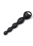 B-Vibe 6.5" Rechargeable Silicone Vibing Beads - Black