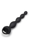 B-Vibe 6.5" Rechargeable Silicone Vibing Beads - Black