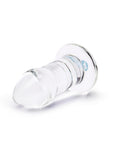 B-Vibe Advanced 7.5 Inch Glass Anal Dilator - Clear