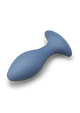 B-Vibe 4 Inch Rechargeable Silicone Vibing Plug - Purple