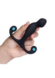 B-Vibe P-Spot Vortex Flex Silicone Prostate Massager - Black
