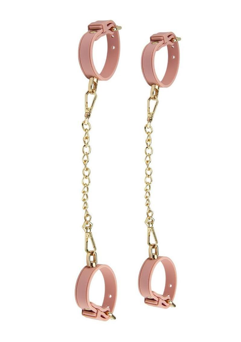 Temptasia Ardor Silicone Wrist and Ankle Restraints - Pink