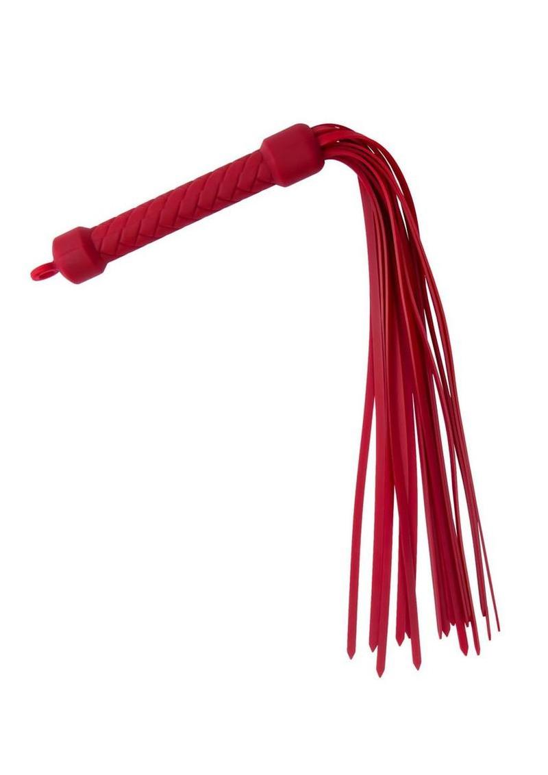 Temptasia Ardor Silicone Flogger - Red