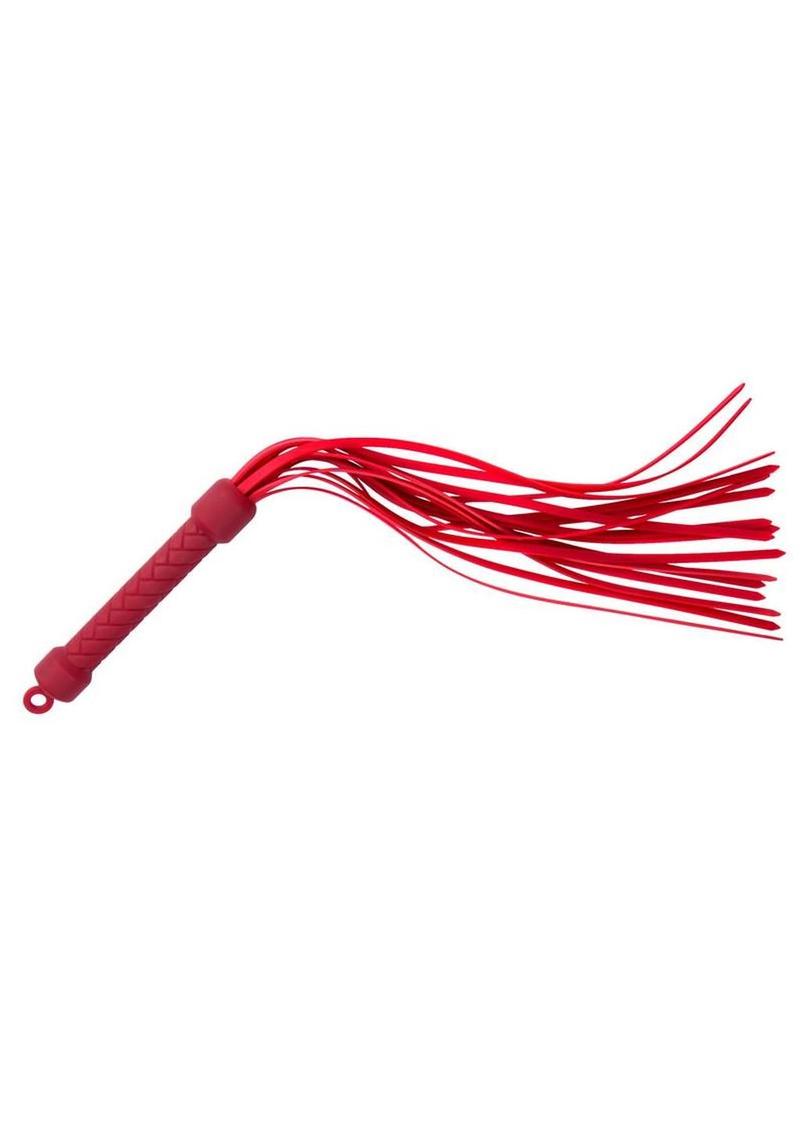 Temptasia Ardor Silicone Flogger - Red