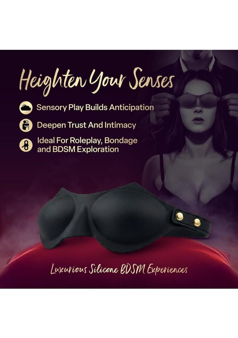 Temptasia Ardor Silicone Blindfold - Black