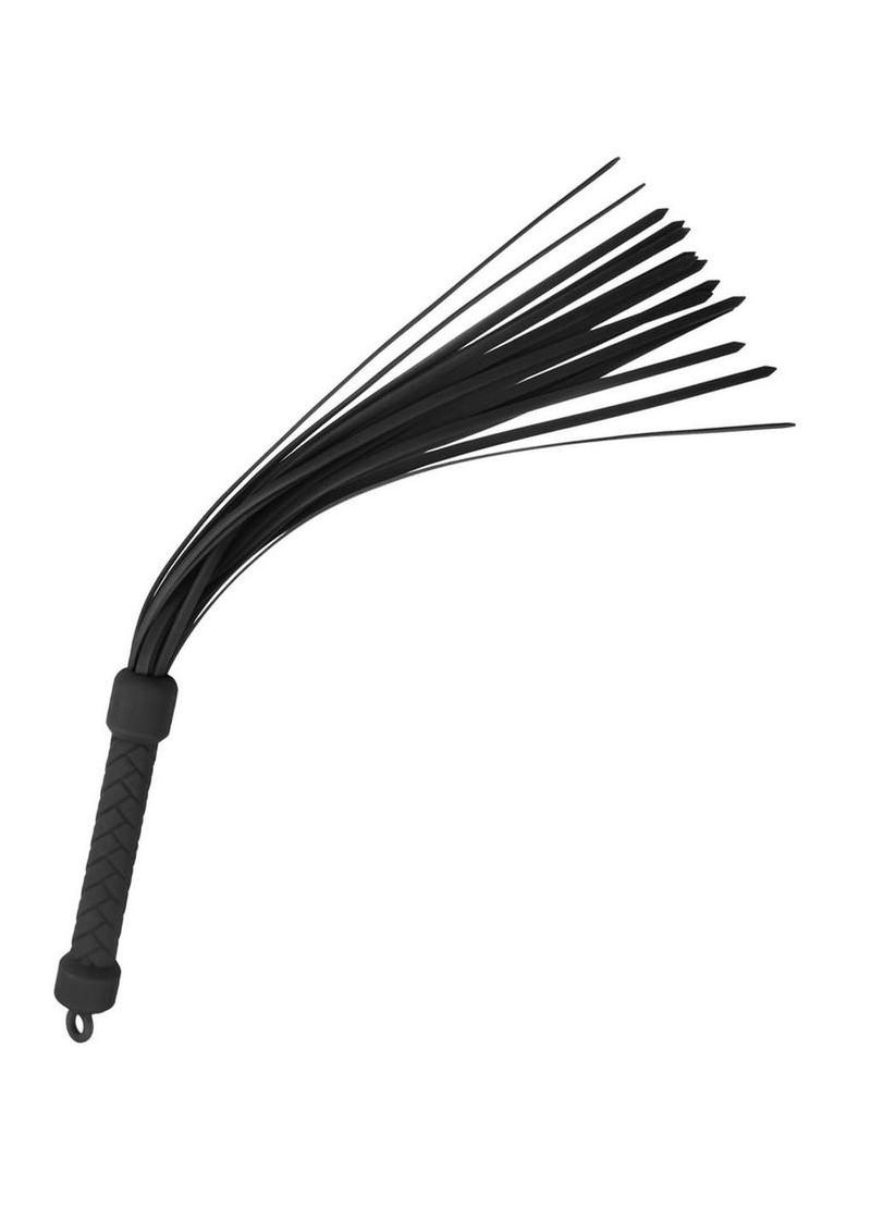 Temptasia Ardor Silicone Flogger - Black