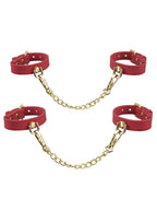 Temptasia Ardor Silicone Wrist and Ankle Restraints - Red