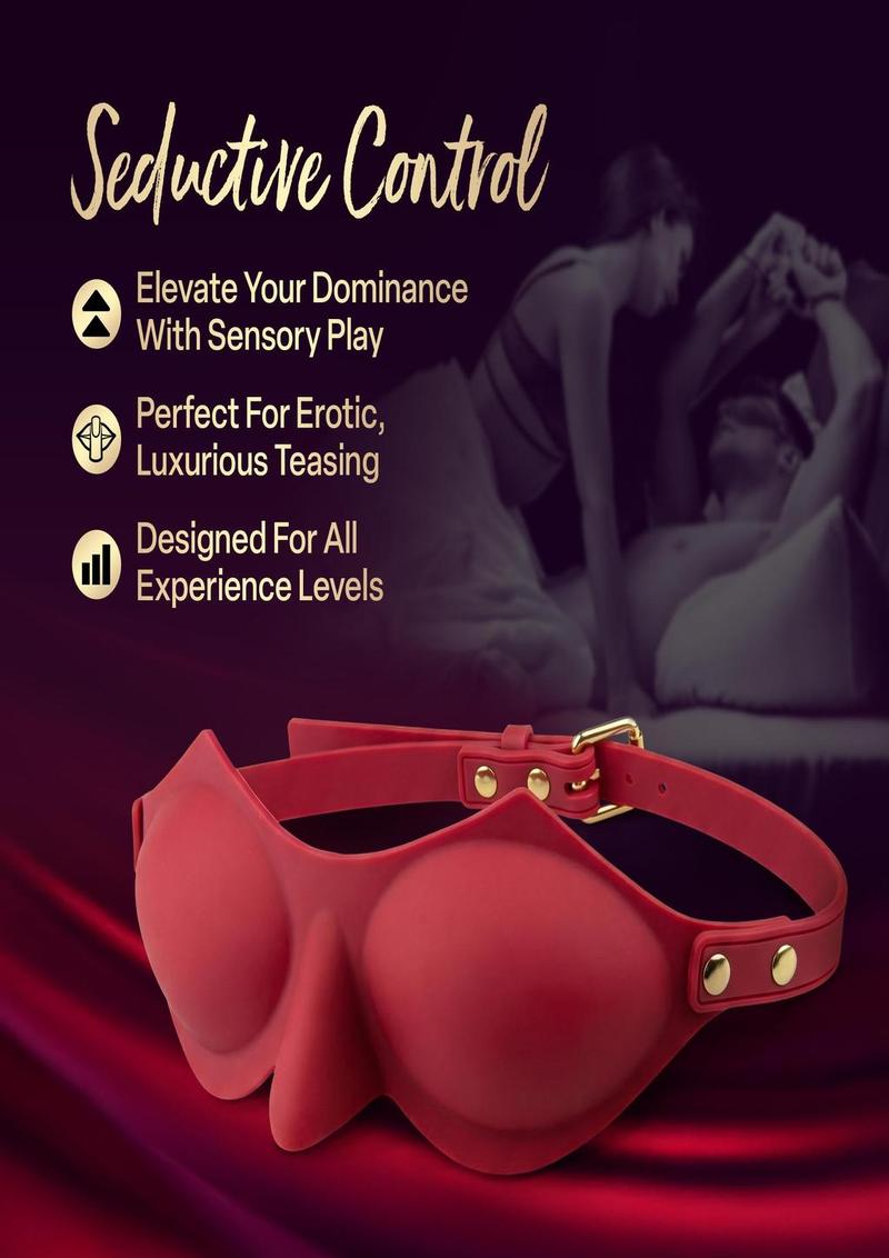 Temptasia Ardor Silicone Blindfold - Red