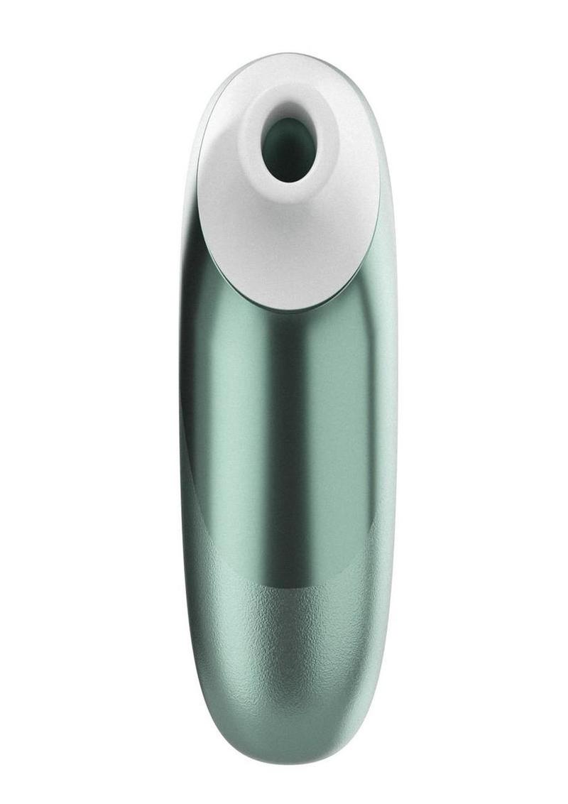 Womanizer Pleasure Air Pro Rechargeable Silicone Air Pulse Clitoral Vibrator - Sage Green