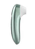 Womanizer Pleasure Air Pro Rechargeable Silicone Air Pulse Clitoral Vibrator - Sage Green