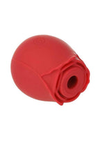 M'Lady Rose Silicone Rechargeable Clitoral Suction Stimulator - Red