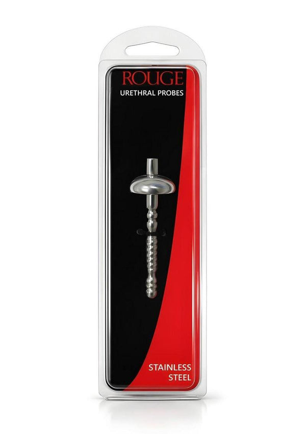 Stainless Steel Mushroom Head Urethral Probe - Silver