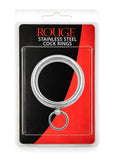 Stainless Steel Command Me Cock Ring 50mm - Silver
