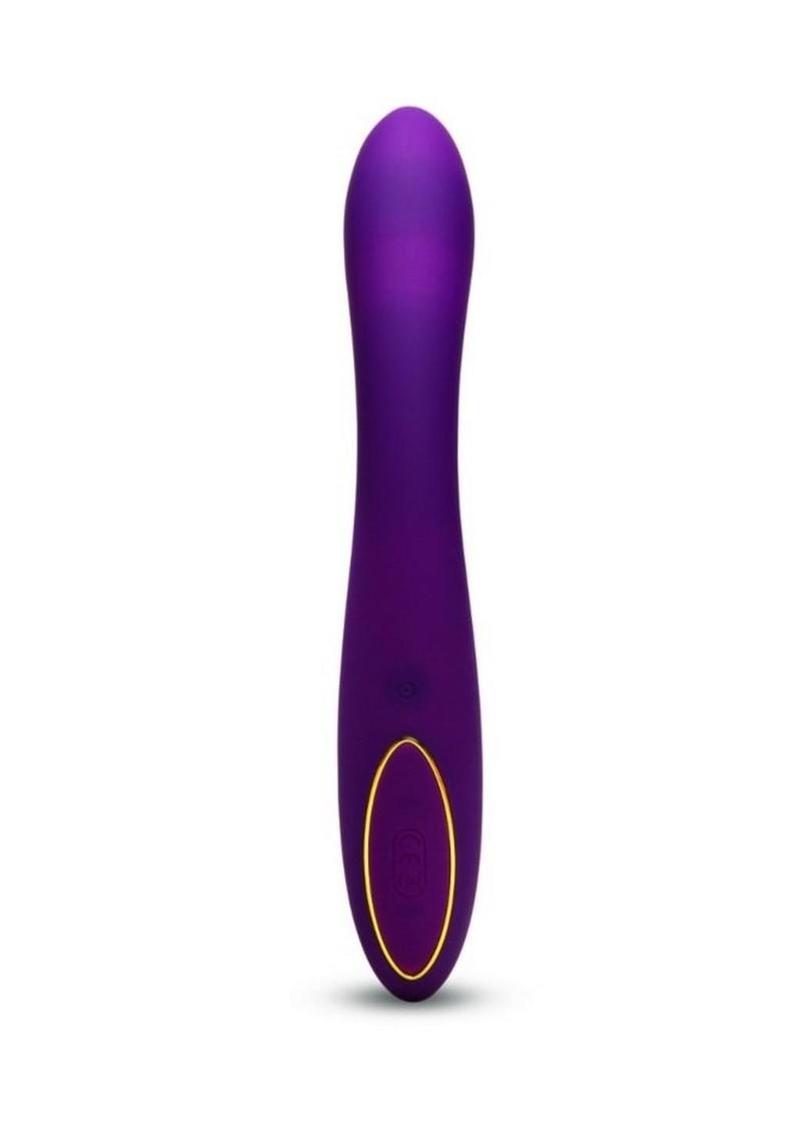 Me You Us Warming Rechargeable Silicone G-Spot Vibrator - Purple