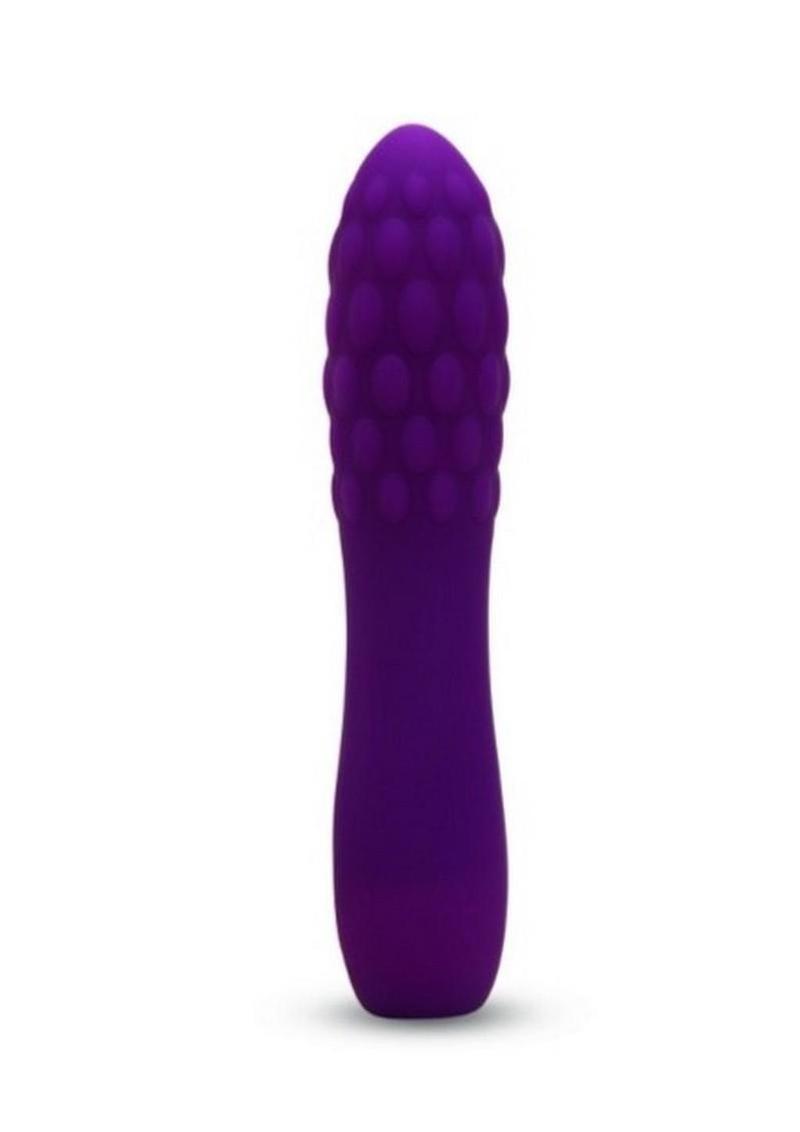 Me You Us Tapered Bullet Rechargeable Silicone Vibrator - Purple