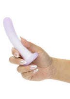 Lavender Haze Slender Curved Rechargeable Silicone Probe - Purple