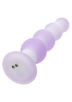 Lavender Haze Beaded Curved Rechargeable Silicone Probe - Purple