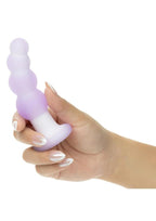 Lavender Haze Beaded Curved Rechargeable Silicone Probe - Purple