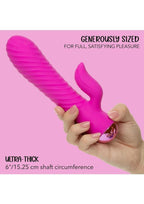 Extra Thicc Chubby Gyrating Rechargeable Silicone Tickler - Pink