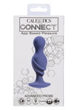 CalExotics Connect Advanced Rechargeable Silicone App Compatible Probe - Purple