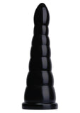 Size Up Tapered Beaded Bolt Plug 10in - Black