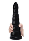 Size Up Tapered Beaded Bolt Plug 10in - Black