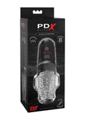 PDX Elite Ultra Milker Pro Rechargeable Masturbator - Clear/Black