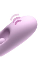 Fantasy for Her G-Touch Pulse Pro Rechargeable Silicone Rabbit Vibrator with Clitoral Stimulator - Purple