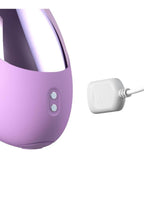 Fantasy for Her IntiMotion Flutter Pro Rechargeable Silicone Rabbit Vibrator with Clitoral Stimulator - Purple