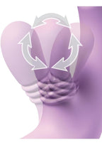 Fantasy for Her IntiMotion Flutter Pro Rechargeable Silicone Rabbit Vibrator with Clitoral Stimulator - Purple