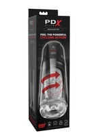 PDX Elite Rechargeable Mega-Bator Pro Masturbator - Clear/Black