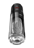PDX Elite Rechargeable Mega-Bator Pro Masturbator - Clear/Black