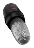 PDX Elite Rechargeable Mega-Bator Pro Masturbator - Clear/Black
