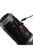 PDX Elite Rechargeable Mega-Bator Pro Masturbator - Clear/Black