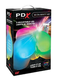 PDX Elite Go-Go Booty LED Mega Rechargeable Masturbator - Pussy/Ass - Multicolor