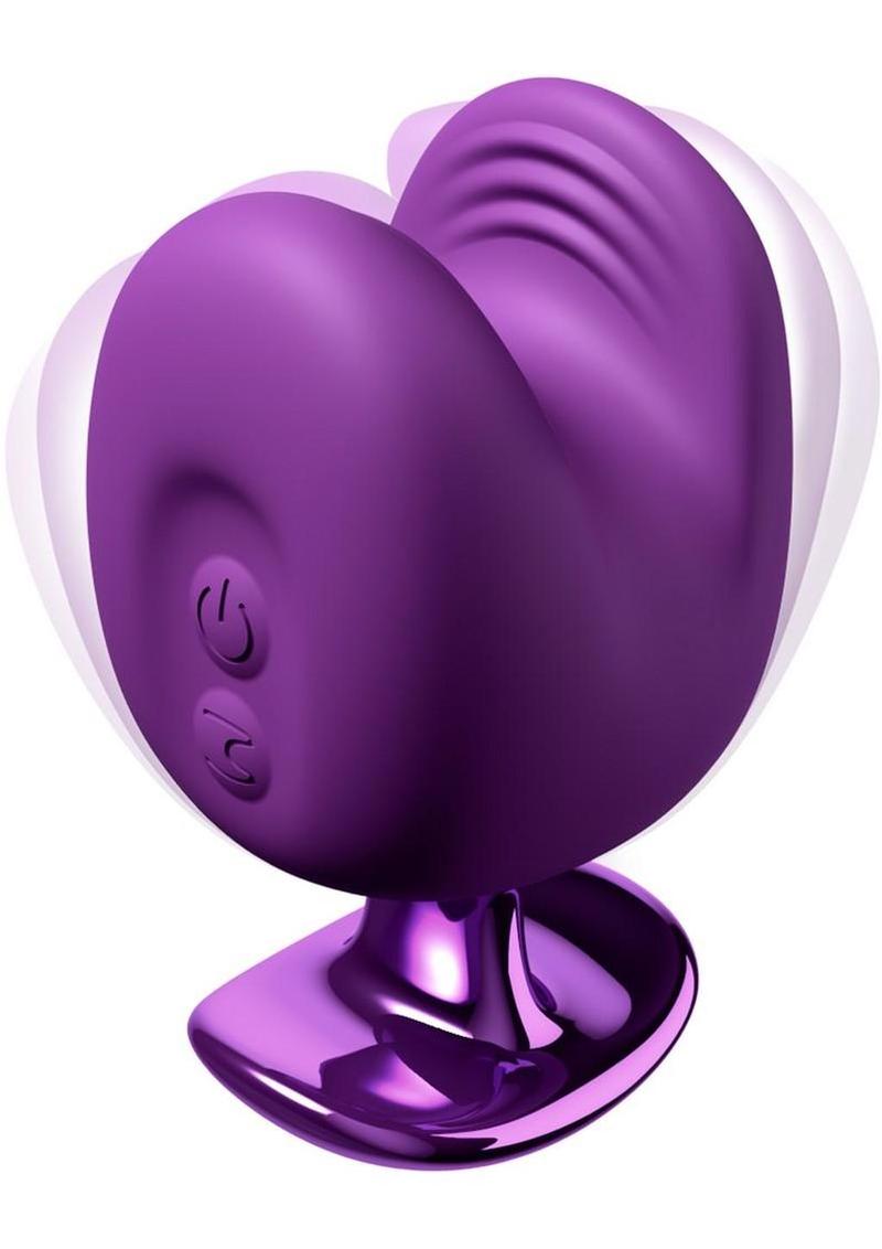 Fantasy For Her Luv Bites Rechargeable Silicone Stimulator - Purple