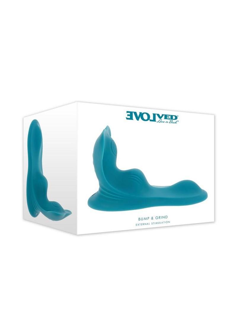 Bump N Grind Rechargeable Silicone Triple Bump Grinding Pad - Blue