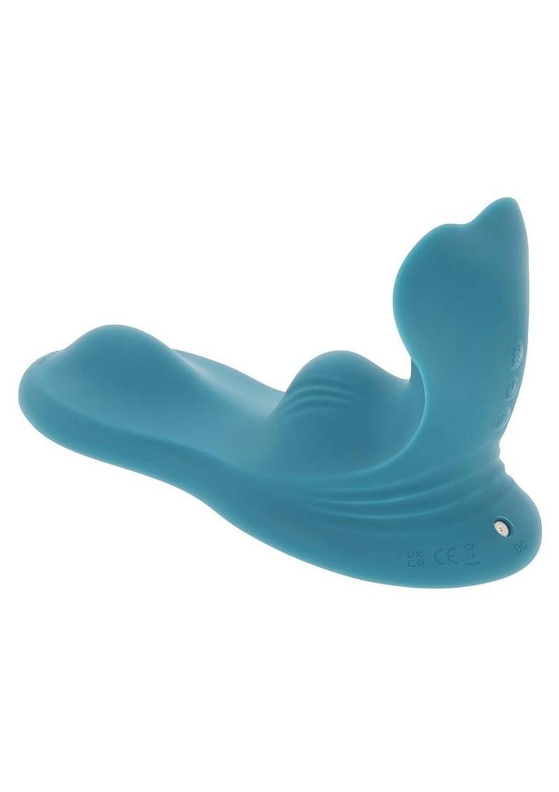 Bump N Grind Rechargeable Silicone Triple Bump Grinding Pad - Blue