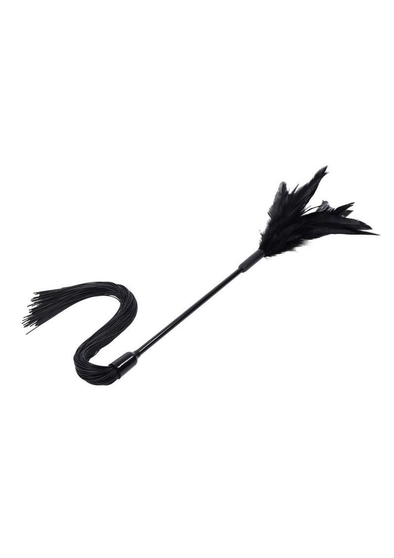 Sex & Mischief Shadow Feather Tickler - Black