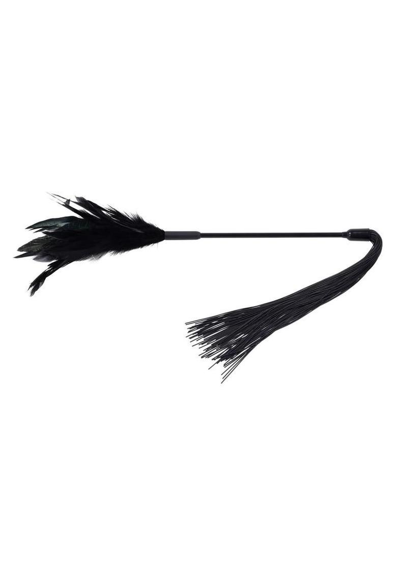 Sex & Mischief Shadow Feather Tickler - Black