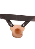 Addiction Silicone Hollow Dong Strap-On 7in - Vanilla