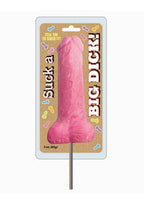 Suck a Big Dick Lollipop 6in - Strawberry