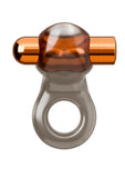 Stay Hard Vibrating Rechargeable Cock Ring Set with Studded Sleeve - Multicolor