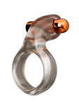 Stay Hard Vibrating Rechargeable Cock Ring Set with Studded Sleeve - Multicolor