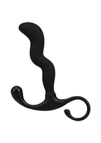 OptiMALE Zig Zag Silicone Prostate Massager - Black