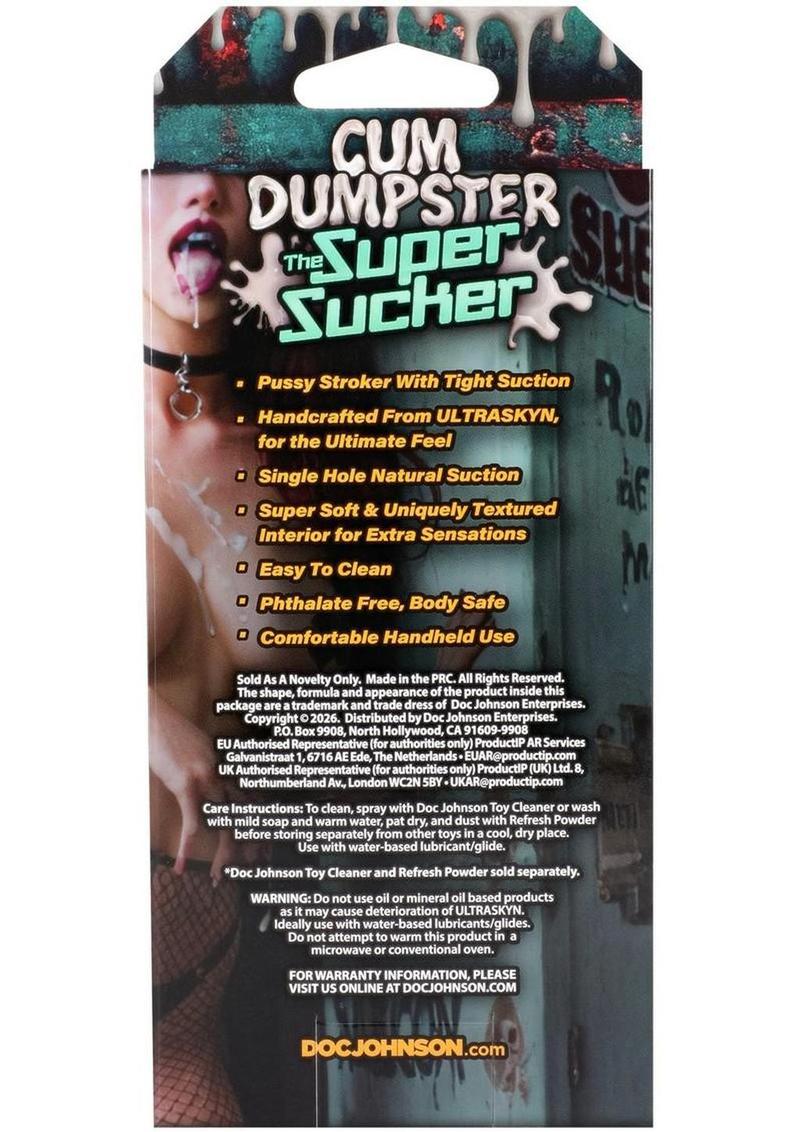 Super Sucker Cum Dumpster Ultraskyn Masturbator - Pussy - Vanilla