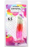 Crystal Jellies Dildo 6.5in - Rainbow